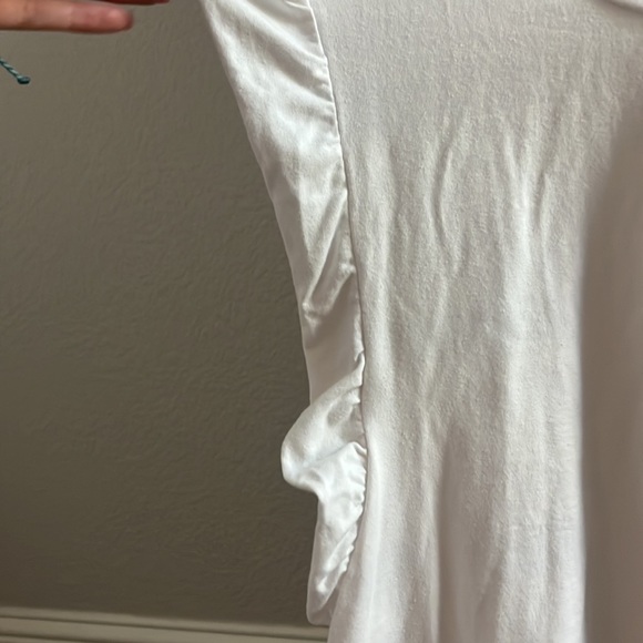 White Ruffle Top - Picture 2 of 3